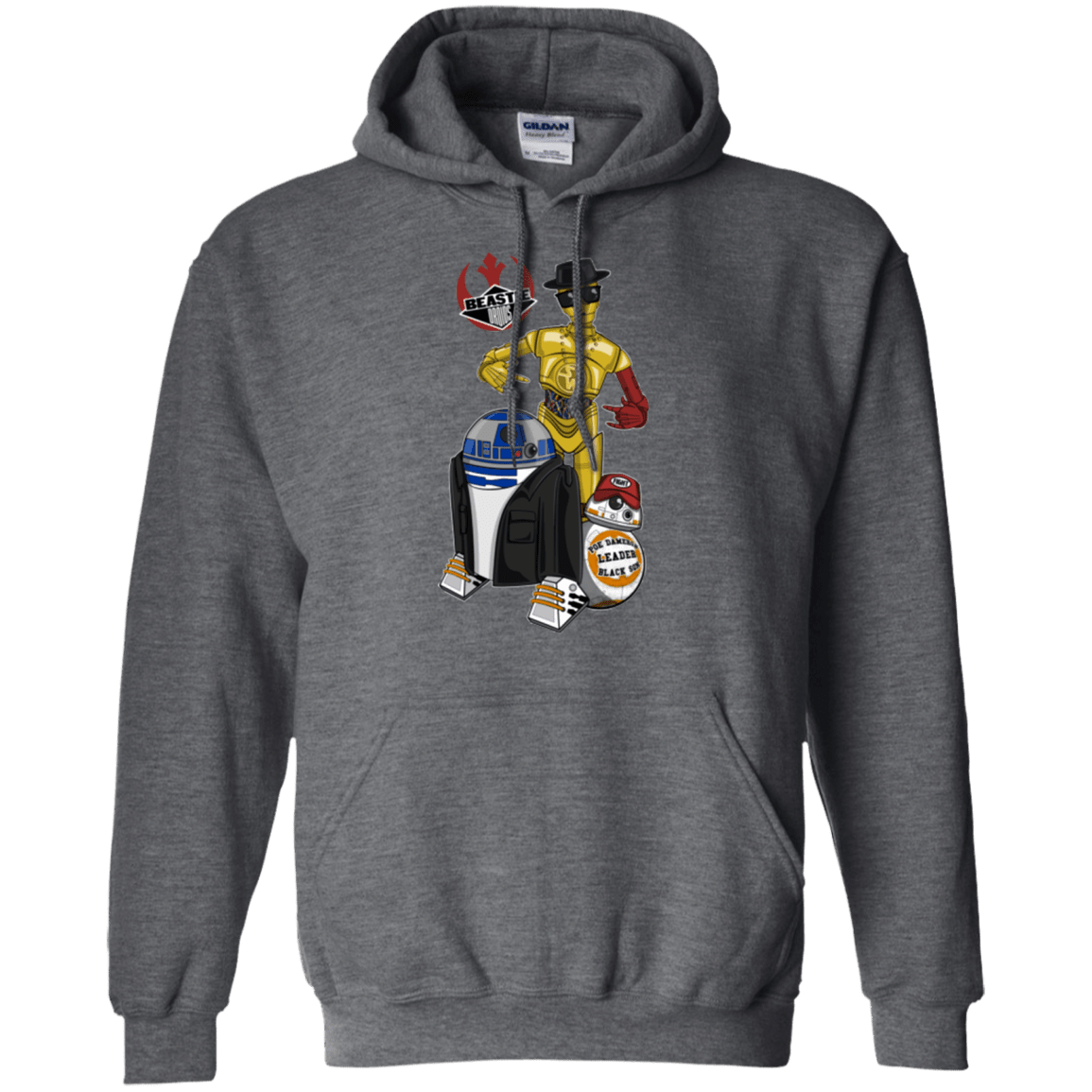 Sweatshirts Dark Heather / Small The Beastie Droids Pullover Hoodie