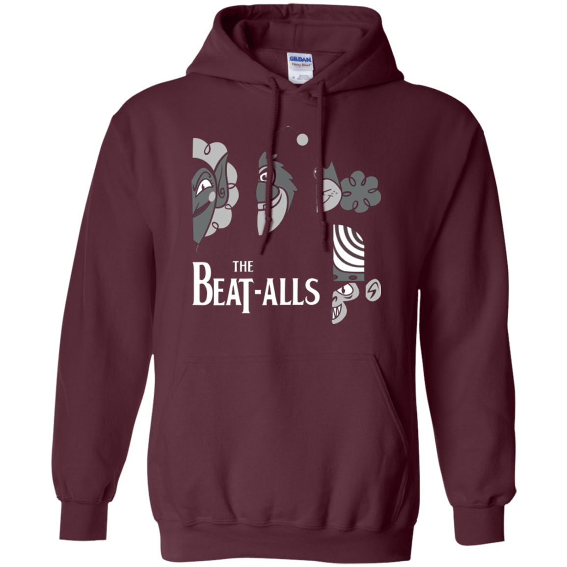 Sweatshirts Maroon / Small The Beat Alls Pullover Hoodie