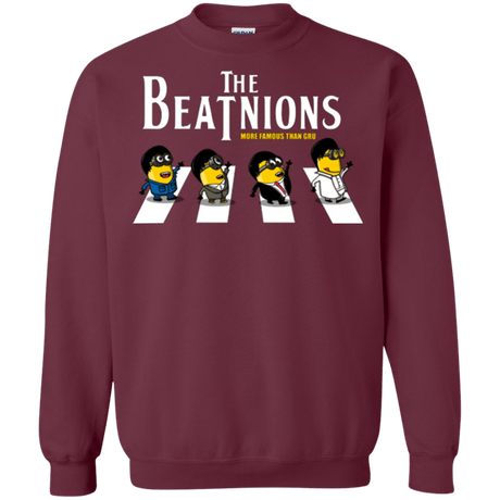 Sweatshirts Maroon / Small The Beatnions Crewneck Sweatshirt