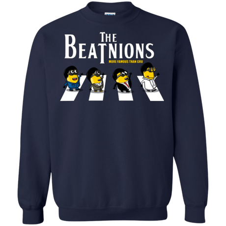 Sweatshirts Navy / Small The Beatnions Crewneck Sweatshirt