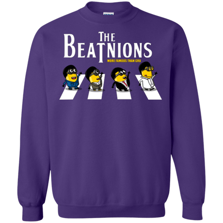 Sweatshirts Purple / Small The Beatnions Crewneck Sweatshirt