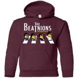 Sweatshirts Maroon / YS The Beatnions Youth Hoodie