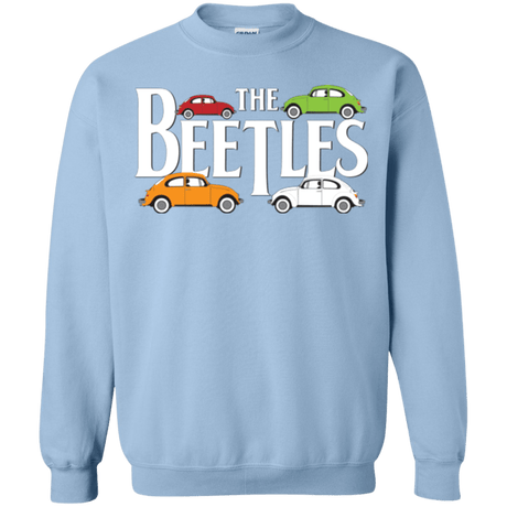 Sweatshirts Light Blue / Small The Beetles Crewneck Sweatshirt