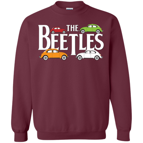 Sweatshirts Maroon / Small The Beetles Crewneck Sweatshirt
