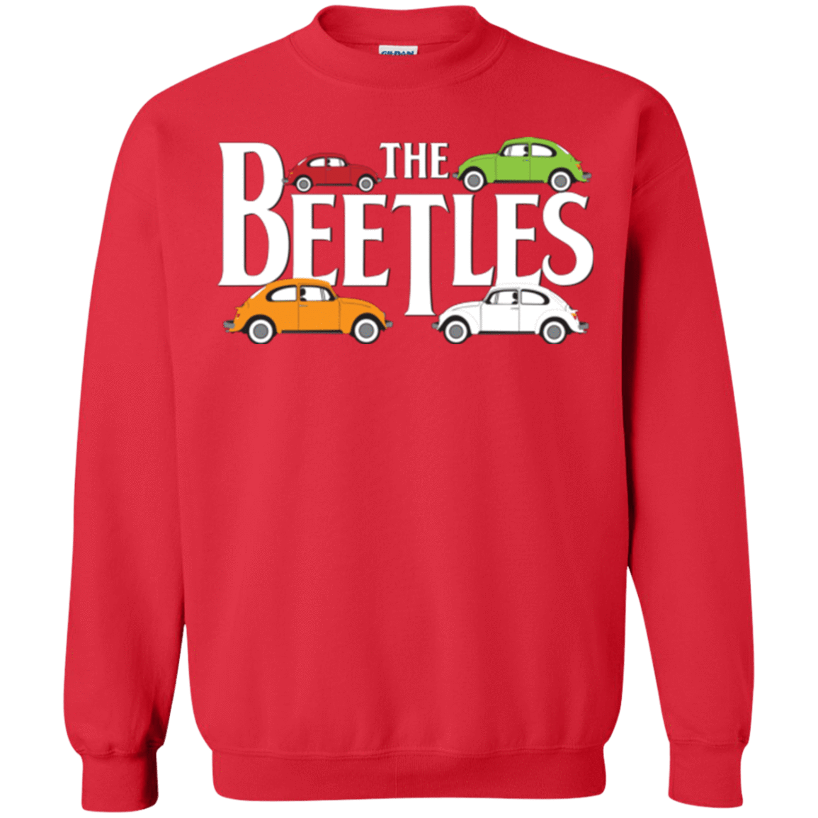 Sweatshirts Red / Small The Beetles Crewneck Sweatshirt