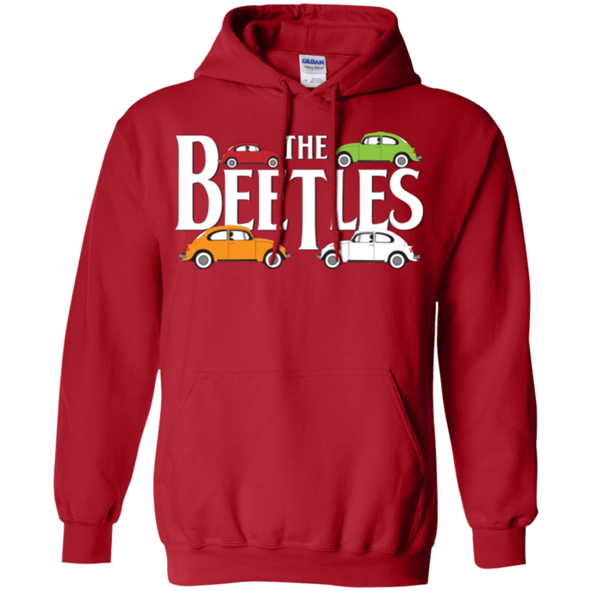 Sweatshirts Red / Small The Beetles Pullover Hoodie