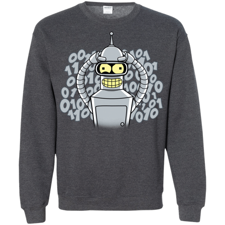 Sweatshirts Dark Heather / S The Bender Joke Crewneck Sweatshirt