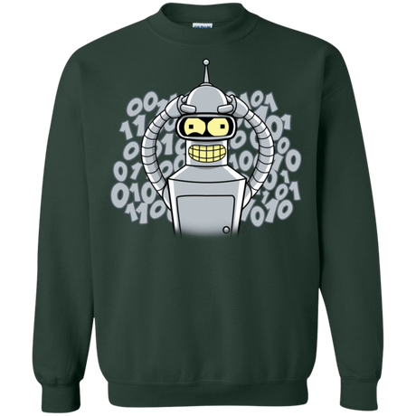 Sweatshirts Forest Green / S The Bender Joke Crewneck Sweatshirt