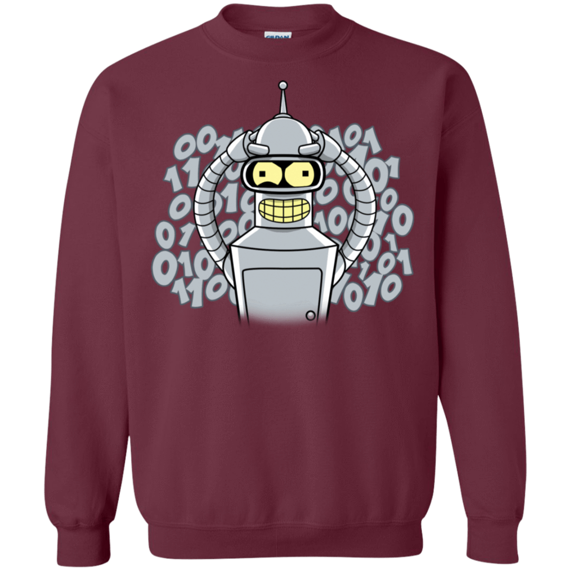Sweatshirts Maroon / S The Bender Joke Crewneck Sweatshirt