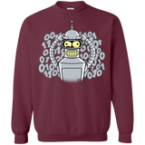 Sweatshirts Maroon / S The Bender Joke Crewneck Sweatshirt