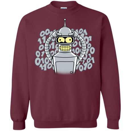 Sweatshirts Maroon / S The Bender Joke Crewneck Sweatshirt