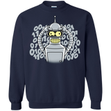 Sweatshirts Navy / S The Bender Joke Crewneck Sweatshirt
