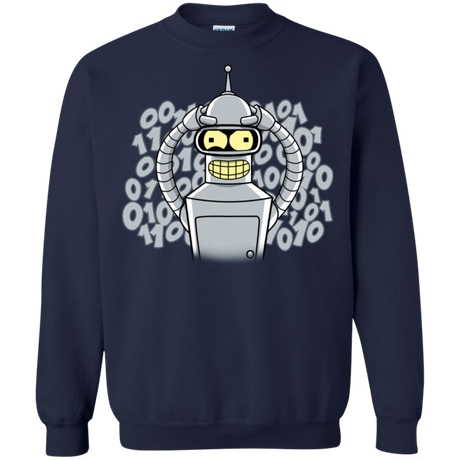 Sweatshirts Navy / S The Bender Joke Crewneck Sweatshirt