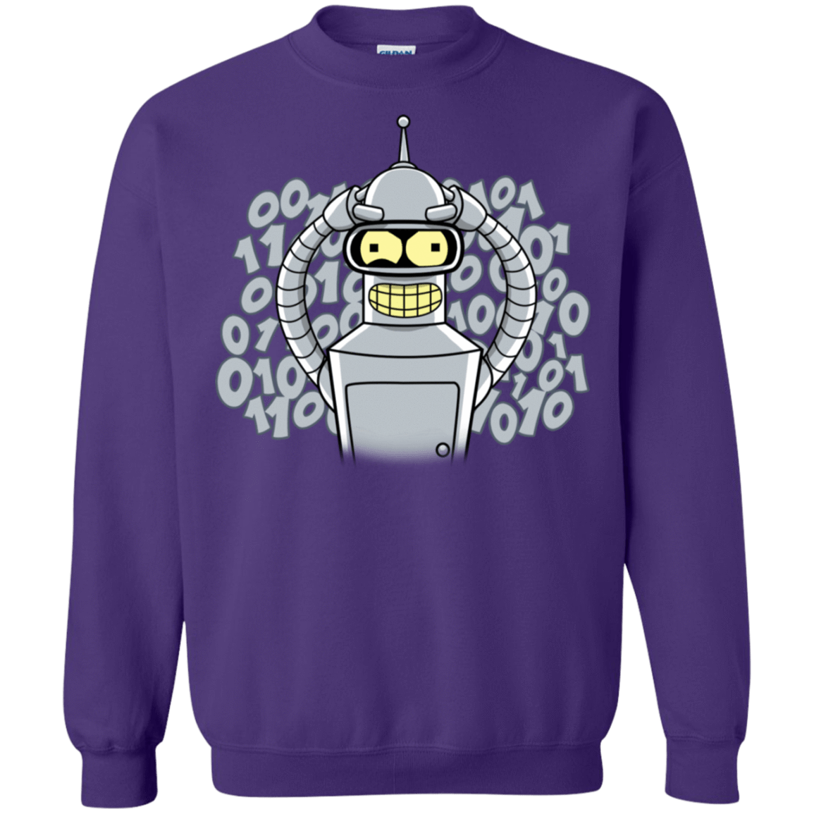 Sweatshirts Purple / S The Bender Joke Crewneck Sweatshirt