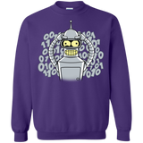 Sweatshirts Purple / S The Bender Joke Crewneck Sweatshirt