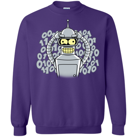 Sweatshirts Purple / S The Bender Joke Crewneck Sweatshirt