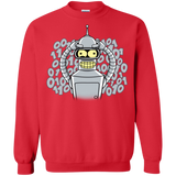 Sweatshirts Red / S The Bender Joke Crewneck Sweatshirt