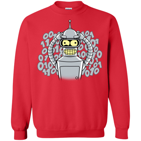 Sweatshirts Red / S The Bender Joke Crewneck Sweatshirt