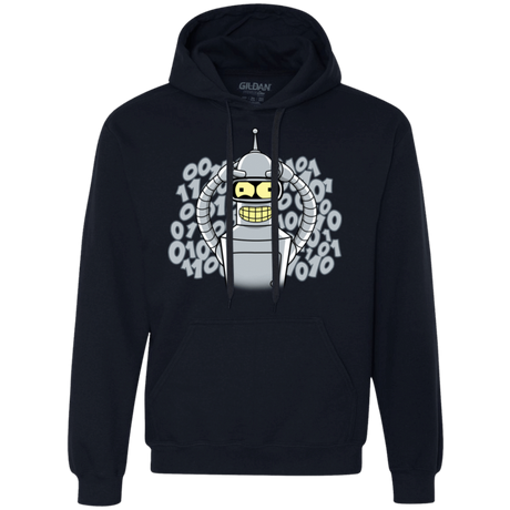 Sweatshirts Navy / S The Bender Joke Premium Fleece Hoodie