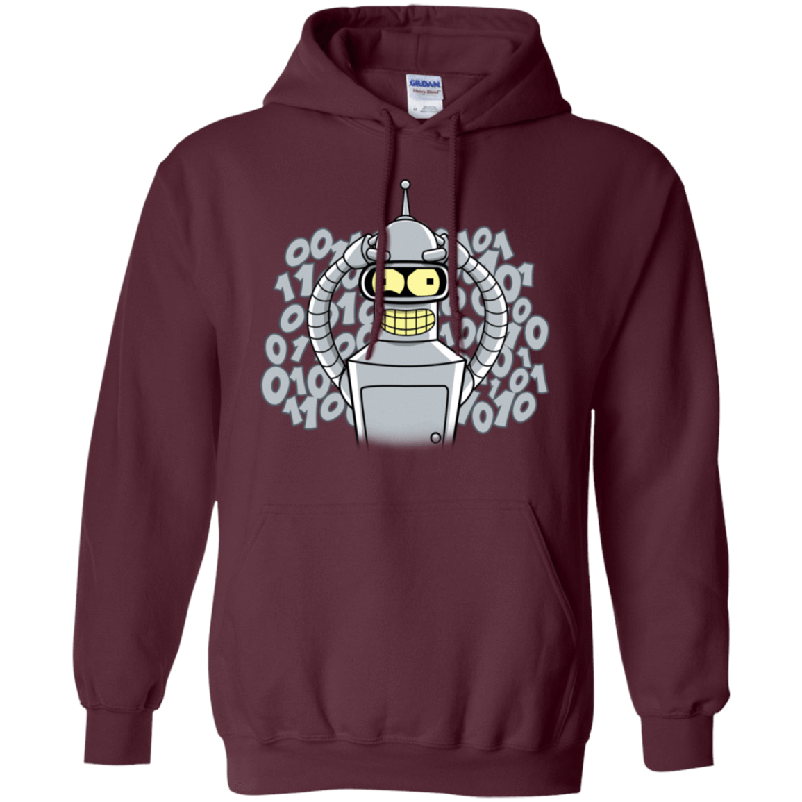 Sweatshirts Maroon / S The Bender Joke Pullover Hoodie