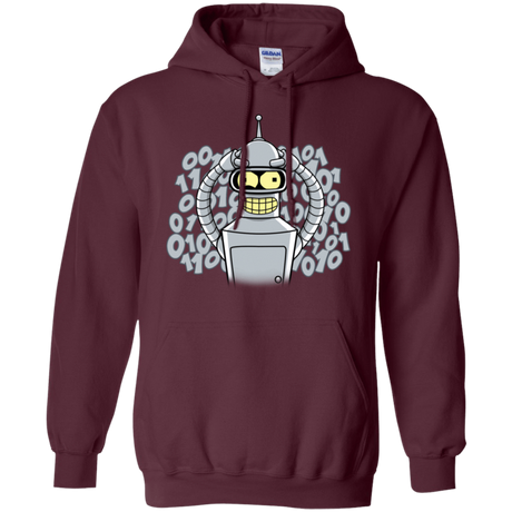 Sweatshirts Maroon / S The Bender Joke Pullover Hoodie