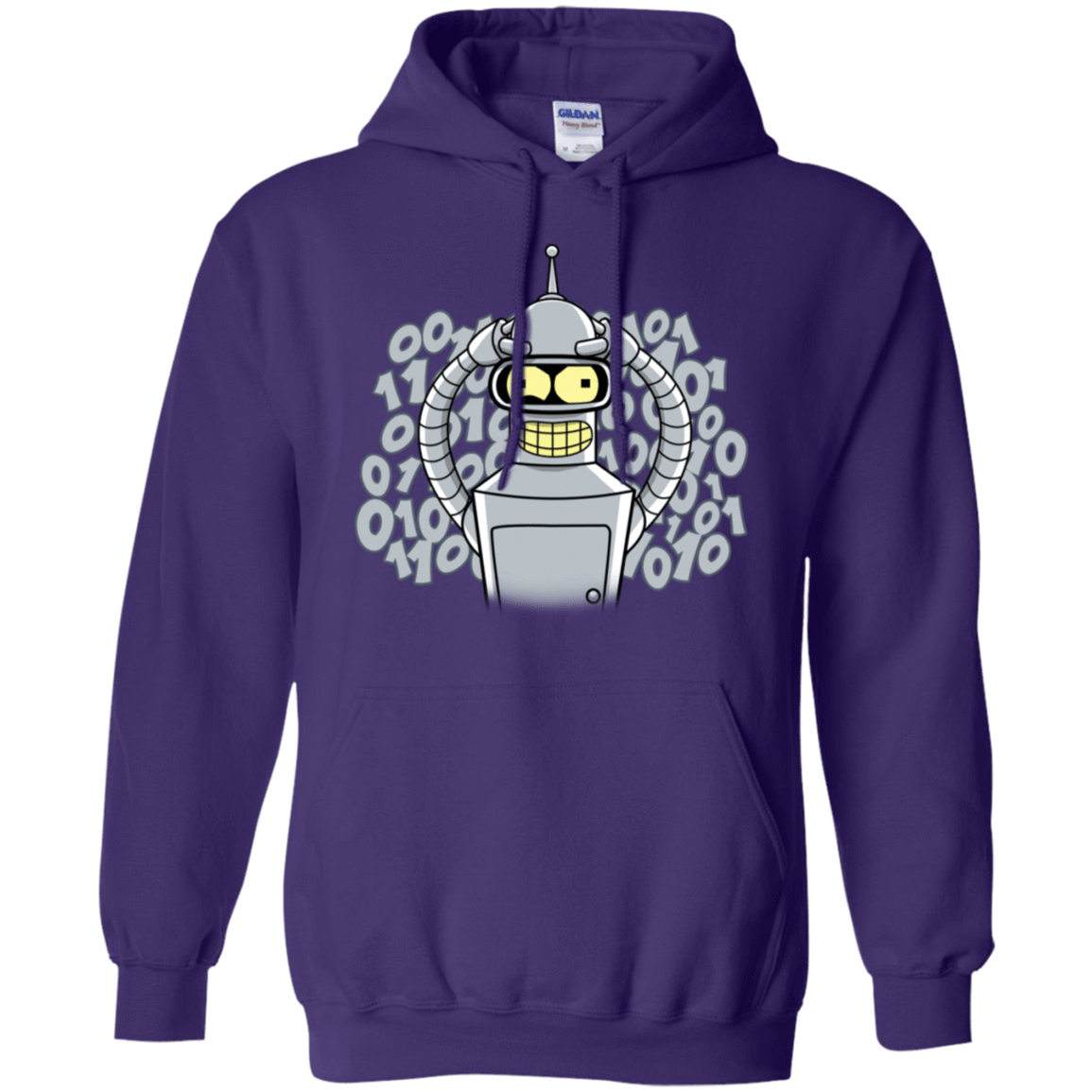 Sweatshirts Purple / S The Bender Joke Pullover Hoodie