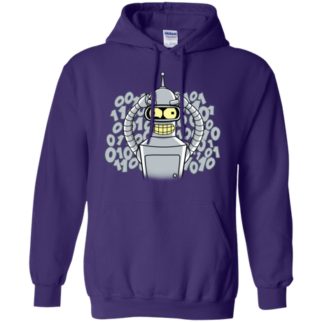 Sweatshirts Purple / S The Bender Joke Pullover Hoodie