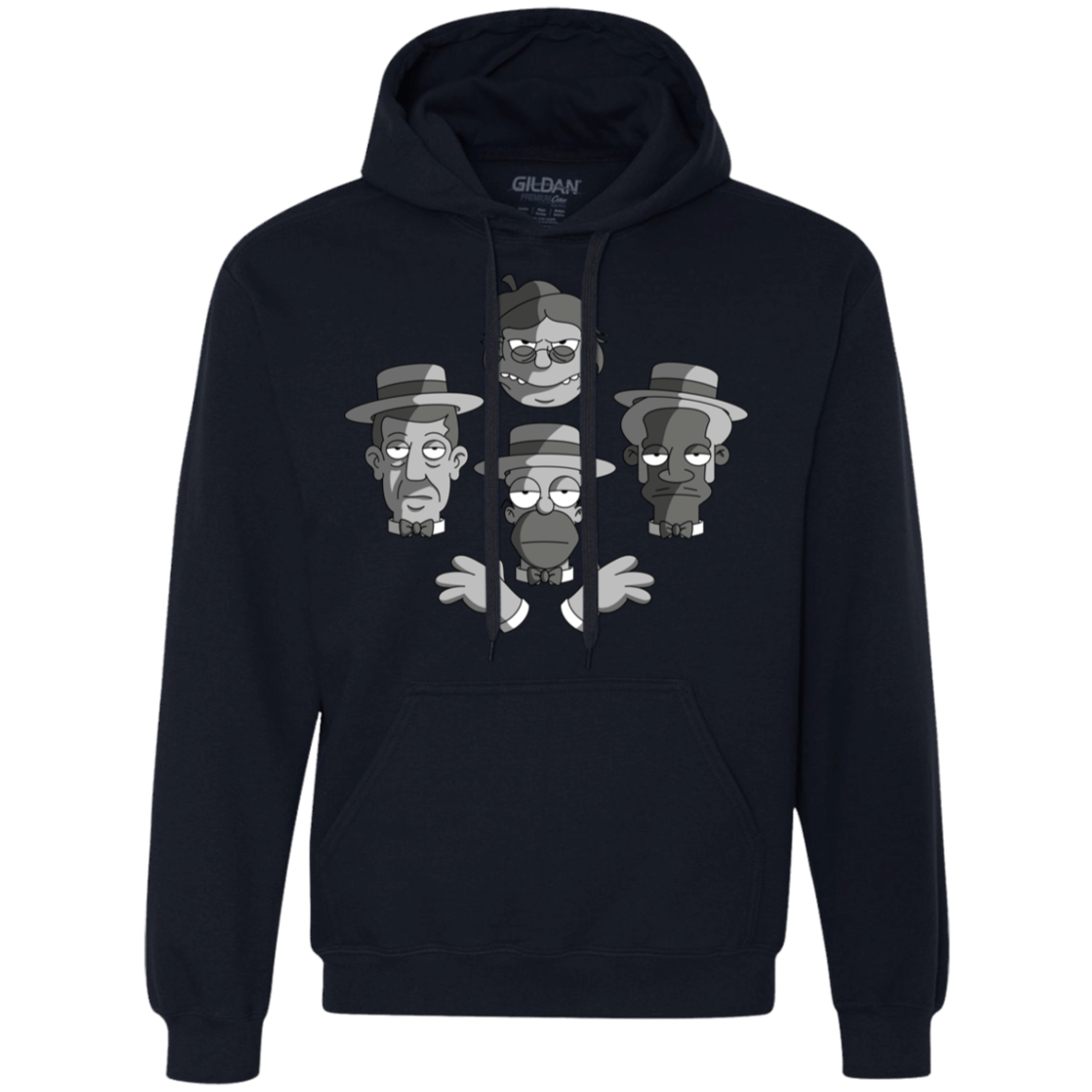 Sweatshirts Navy / S The Besharps Rhapsody Premium Fleece Hoodie