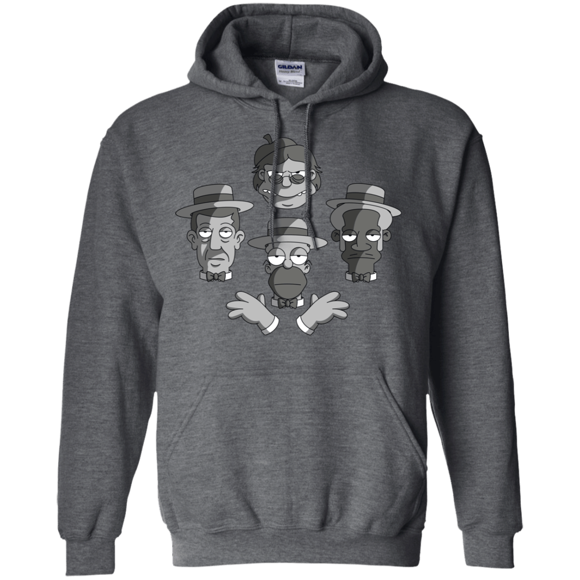 Sweatshirts Dark Heather / S The Besharps Rhapsody Pullover Hoodie