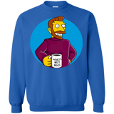 Sweatshirts Royal / S The Best Boss Crewneck Sweatshirt
