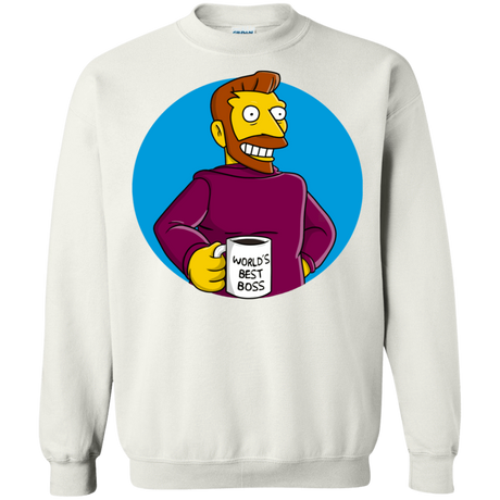 Sweatshirts White / S The Best Boss Crewneck Sweatshirt