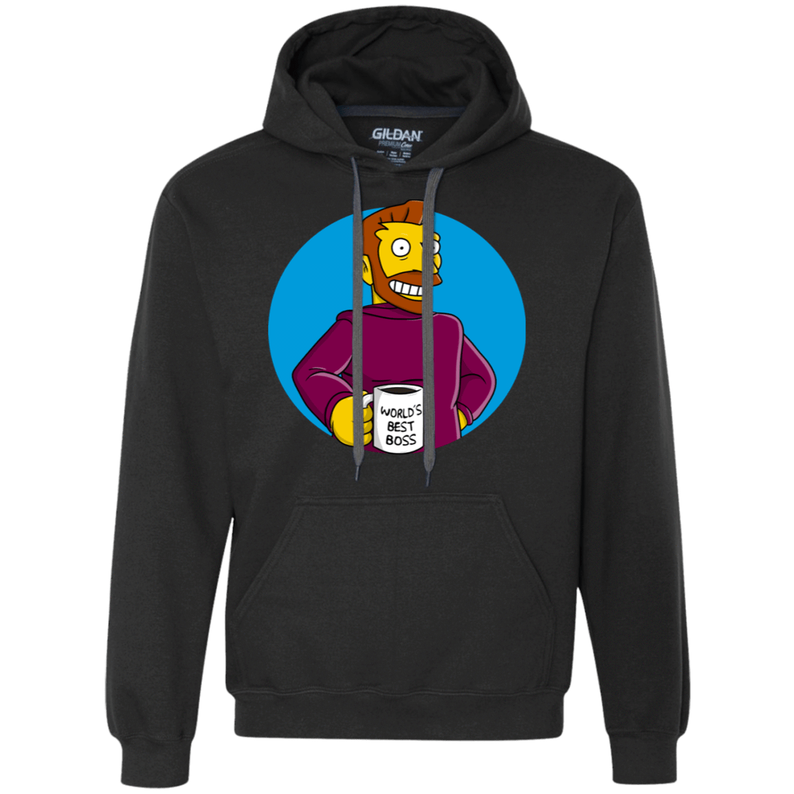 Sweatshirts Black / S The Best Boss Premium Fleece Hoodie