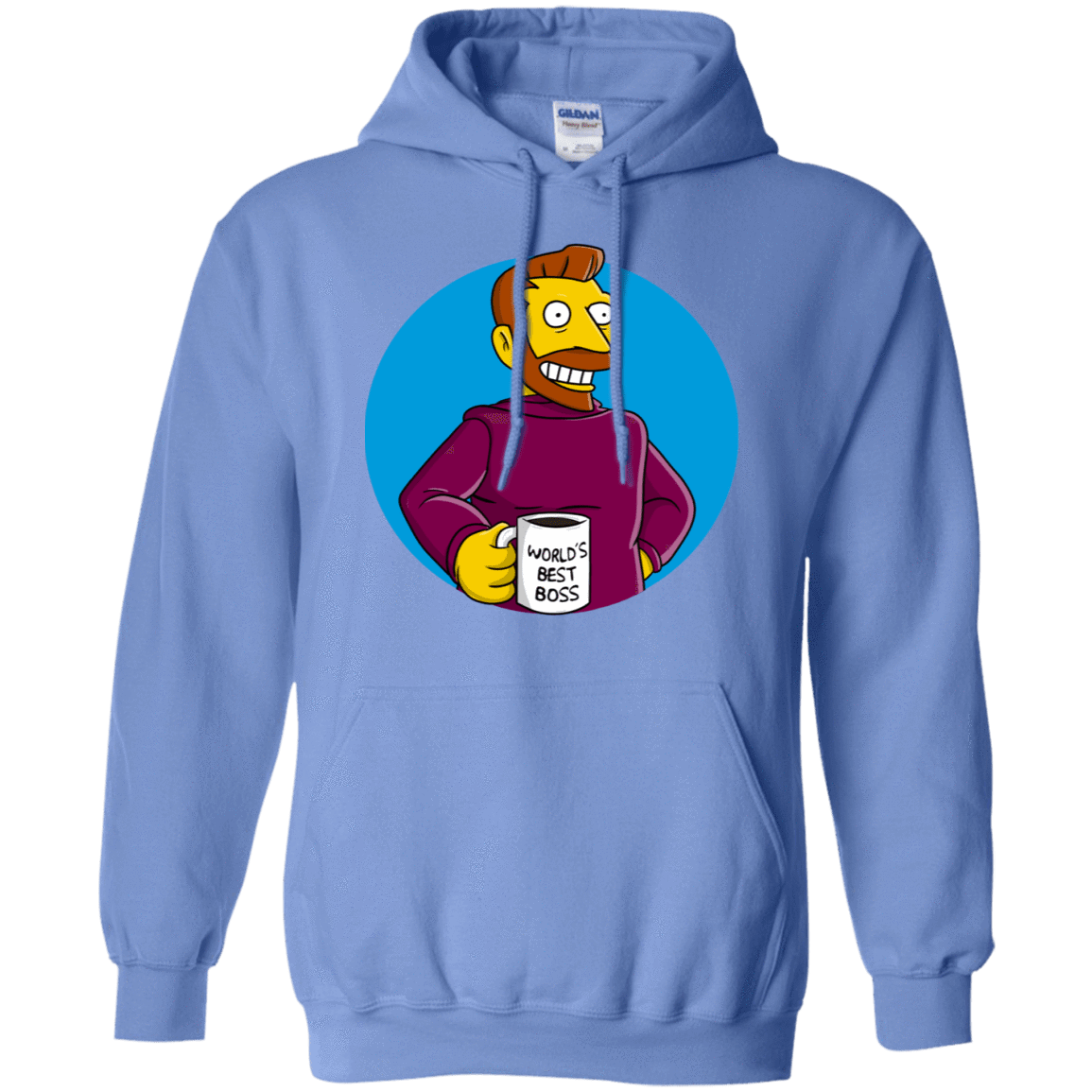 Sweatshirts Carolina Blue / S The Best Boss Pullover Hoodie