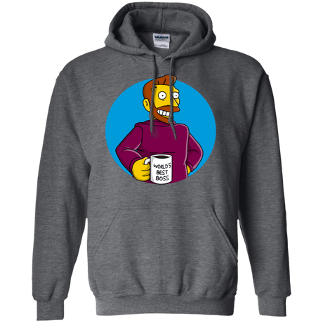 Sweatshirts Dark Heather / S The Best Boss Pullover Hoodie