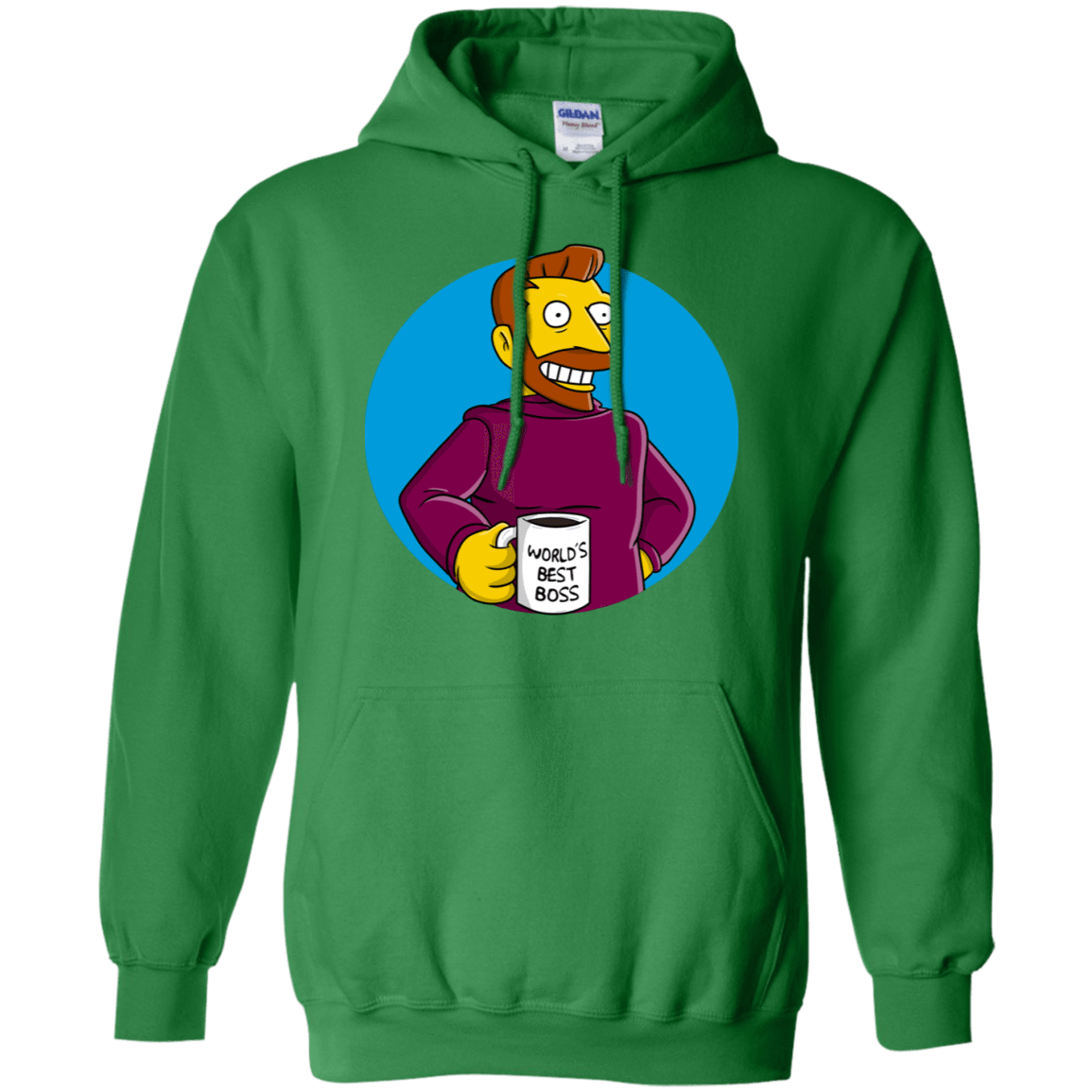 Sweatshirts Irish Green / S The Best Boss Pullover Hoodie