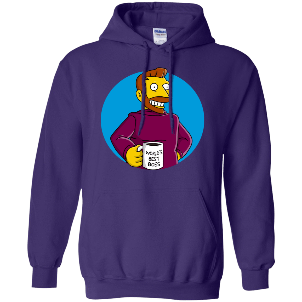 Sweatshirts Purple / S The Best Boss Pullover Hoodie