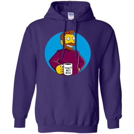 Sweatshirts Purple / S The Best Boss Pullover Hoodie