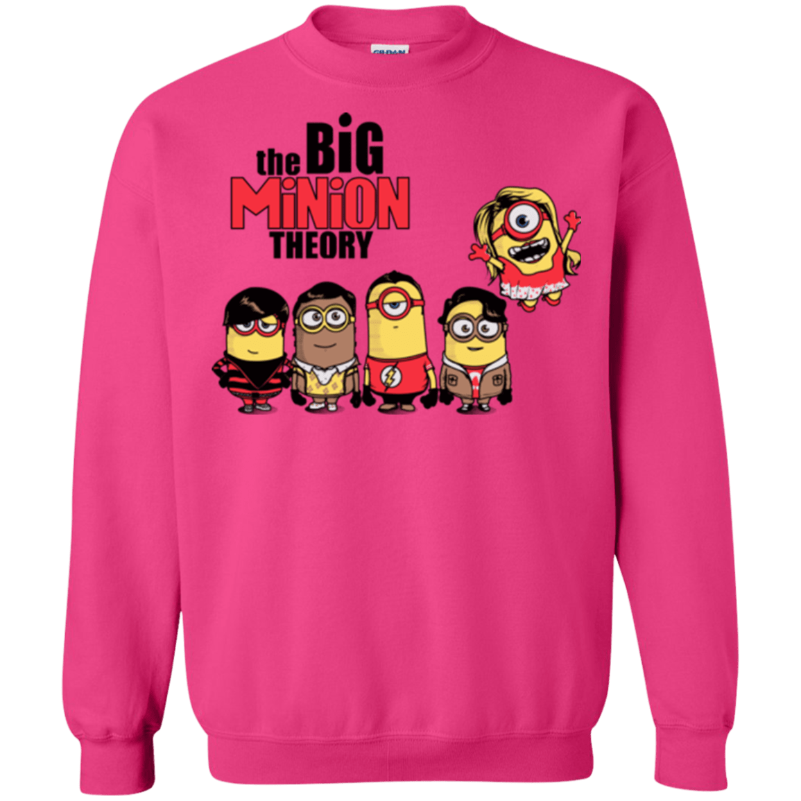 Sweatshirts Heliconia / Small THE BIG MINION THEORY Crewneck Sweatshirt