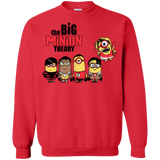 Sweatshirts Red / Small THE BIG MINION THEORY Crewneck Sweatshirt