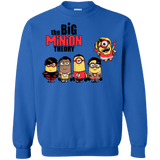 Sweatshirts Royal / Small THE BIG MINION THEORY Crewneck Sweatshirt