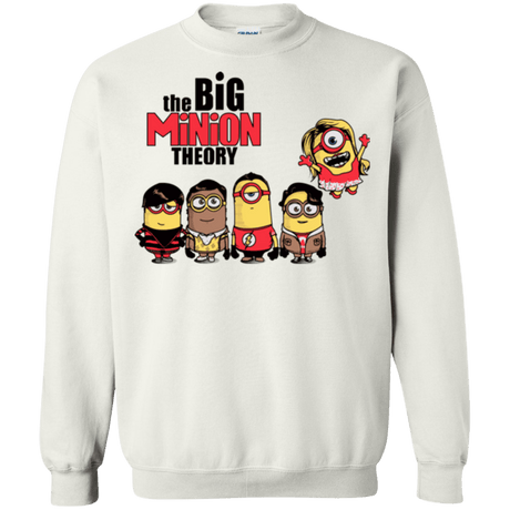 Sweatshirts White / Small THE BIG MINION THEORY Crewneck Sweatshirt