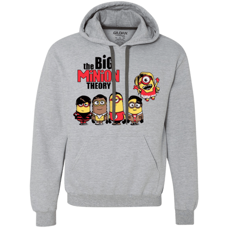 Sweatshirts Sport Grey / Small THE BIG MINION THEORY Premium Fleece Hoodie