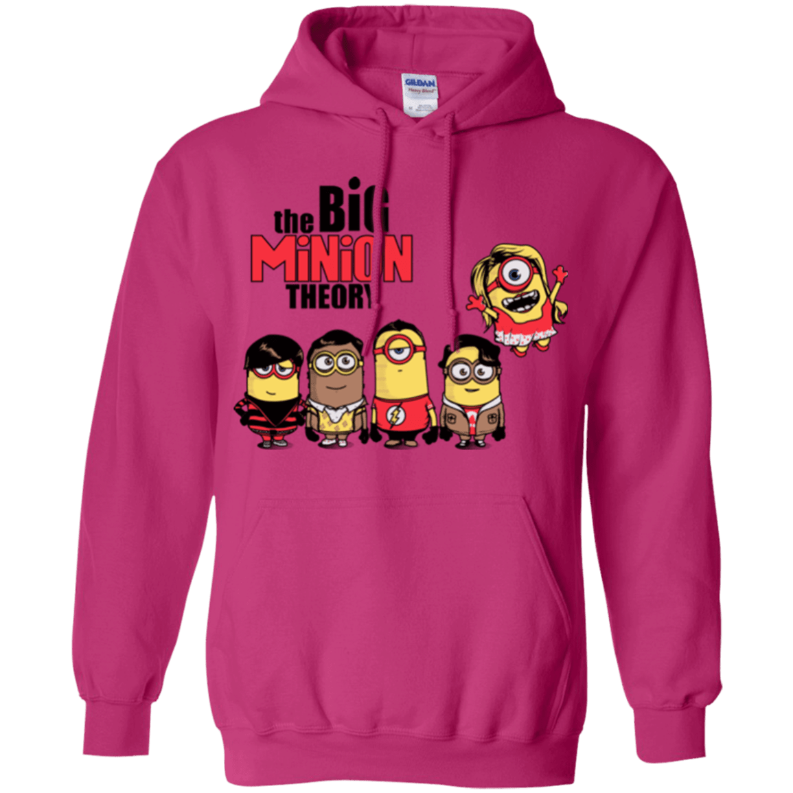 Sweatshirts Heliconia / Small THE BIG MINION THEORY Pullover Hoodie