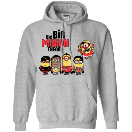 Sweatshirts Sport Grey / Small THE BIG MINION THEORY Pullover Hoodie