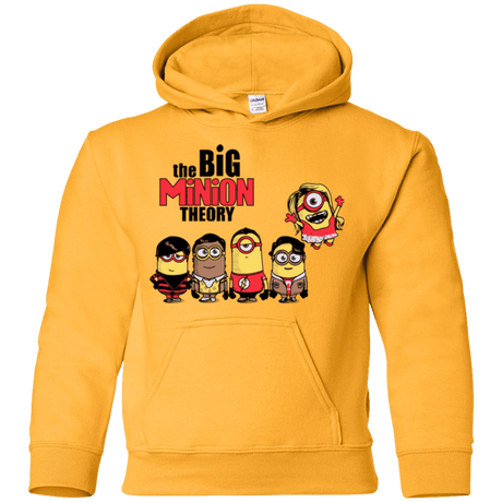 Sweatshirts Gold / YS THE BIG MINION THEORY Youth Hoodie