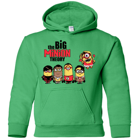 Sweatshirts Irish Green / YS THE BIG MINION THEORY Youth Hoodie