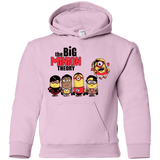 Sweatshirts Light Pink / YS THE BIG MINION THEORY Youth Hoodie