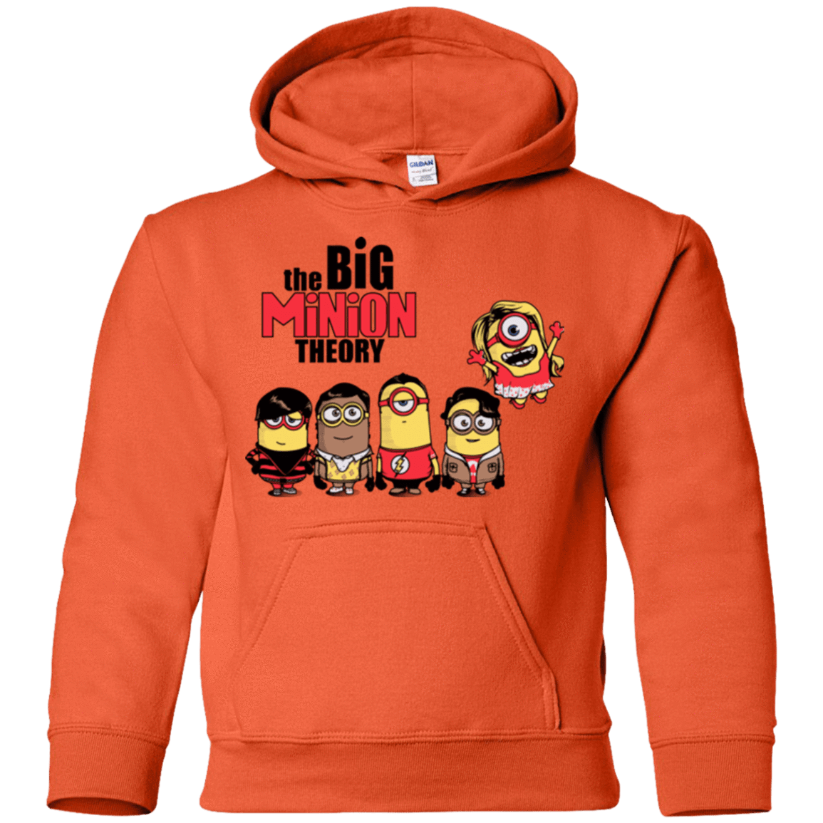 Sweatshirts Orange / YS THE BIG MINION THEORY Youth Hoodie
