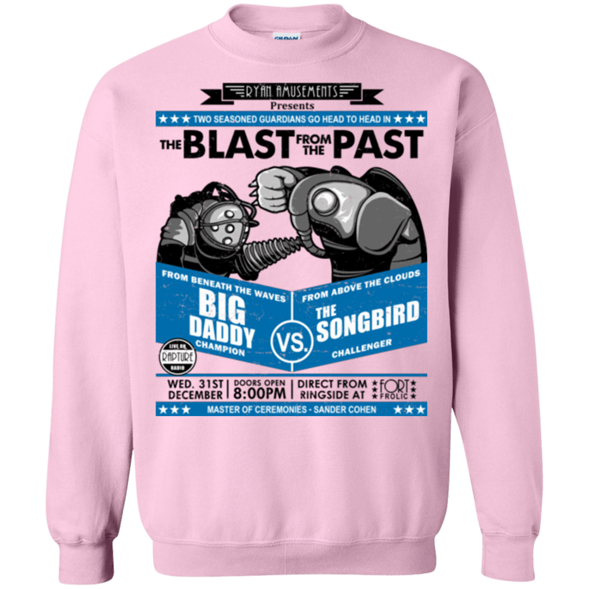 Sweatshirts Light Pink / Small THE BLAST FROM THE PAST Crewneck Sweatshirt