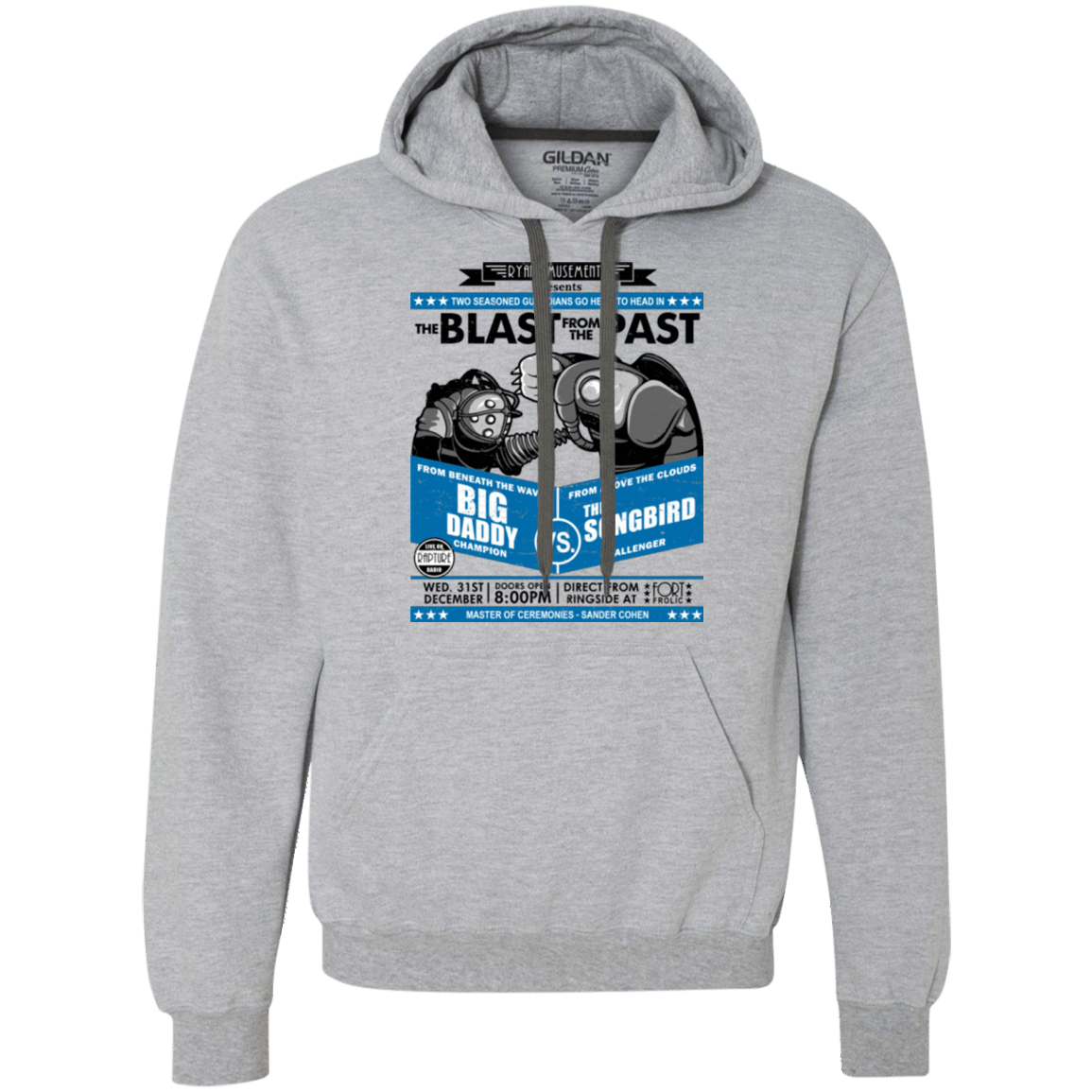 Sweatshirts Sport Grey / Small THE BLAST FROM THE PAST Premium Fleece Hoodie